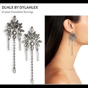 Dlnlx by Dylanlex Crystal Chandelier Earrings
